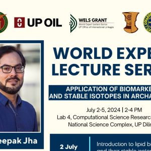 World Expert Lecture Series: Application of Biomarkers and Stable Isotopes in Archaeology