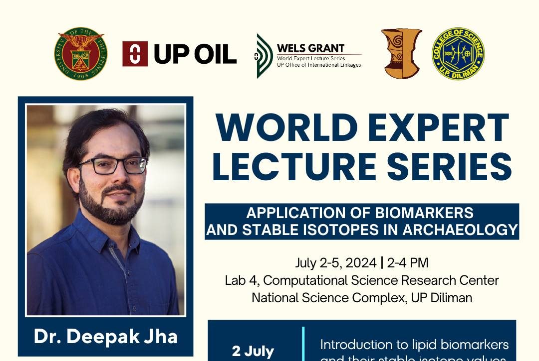 World Expert Lecture Series: Application of Biomarkers and Stable Isotopes in Archaeology