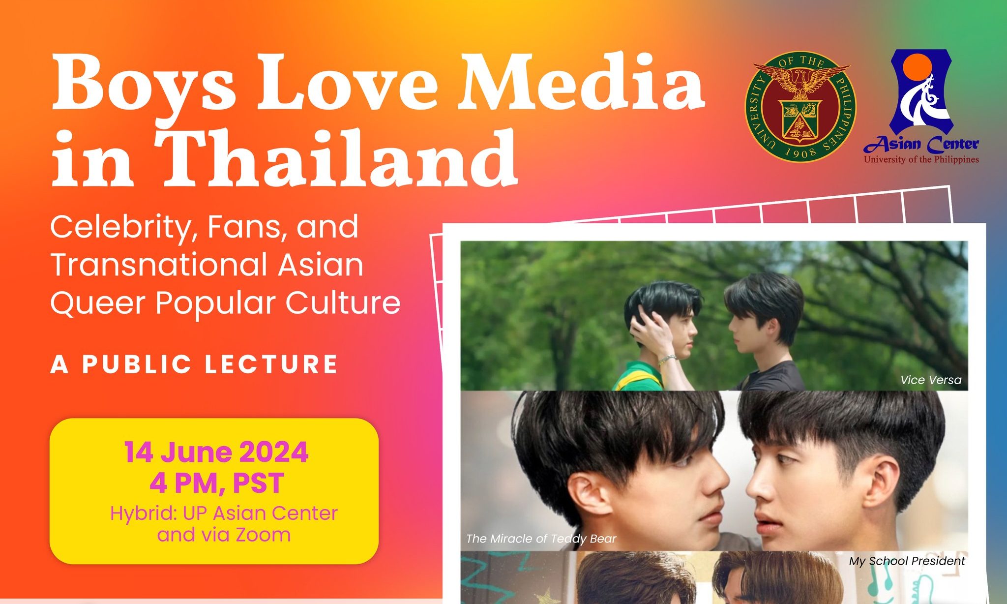 Boys Love Media in Thailand: Celebrity, Fans, and Transnational Asian Queer Popular Culture