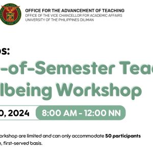 k-hubs: End-of-Semester Teacher Well-being Workshop