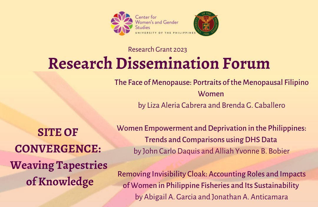 Research Dissemination Forum: Research Grant 2023