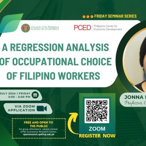 A Regression Analysis of Occupational Choice of Filipino Workers