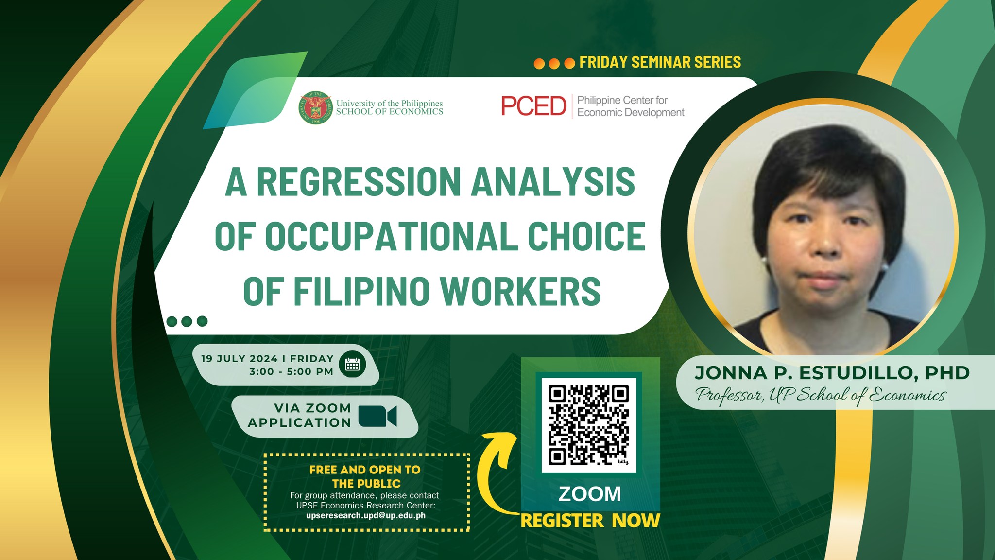 A Regression Analysis of Occupational Choice of Filipino Workers