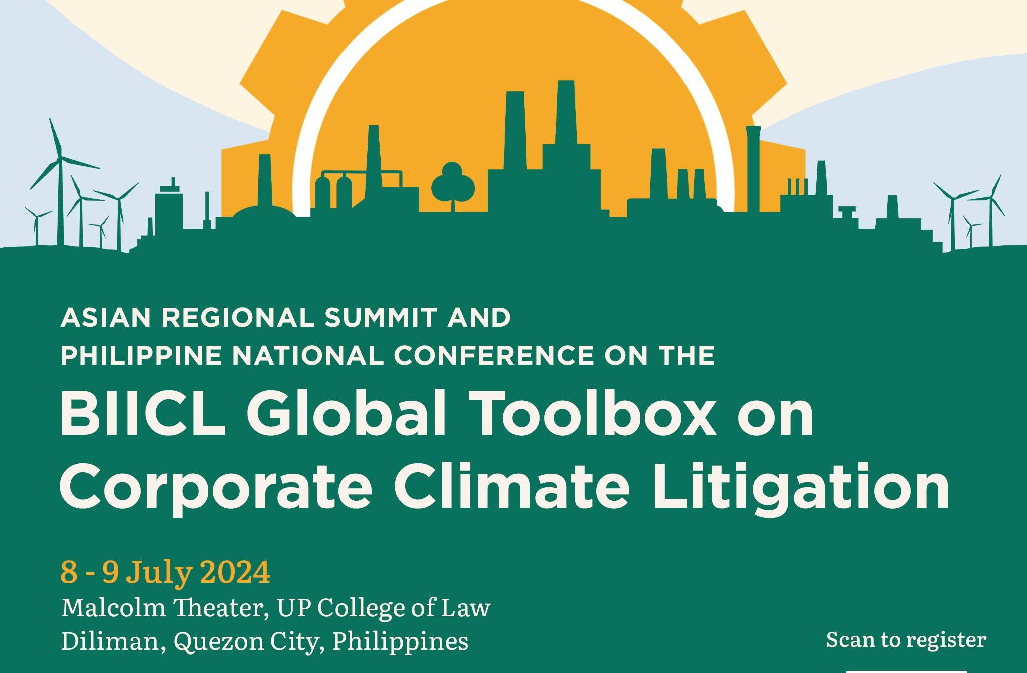 Asian Regional Summit and Philippine National Conference on the BIICL Global Toolbox on Corporate Climate Litigation