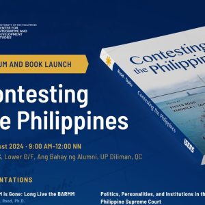 Contesting the Philippines: A Forum and Book Launch