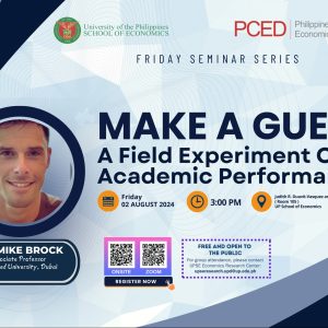 Make A Guess: A Field Experiment on Academic Performance