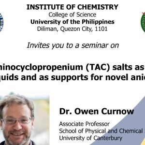 Triaminocyclopropenium (TAC) Salts as Ionic Liquids and as Supports for Novel Anion