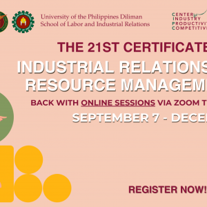 21st Certificate Course in Industrial Relations and Human Resource Management