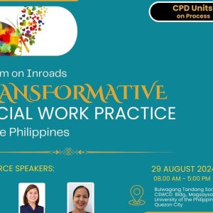 Forum on Inroads: Transformative Social Work Practice in the Philippines