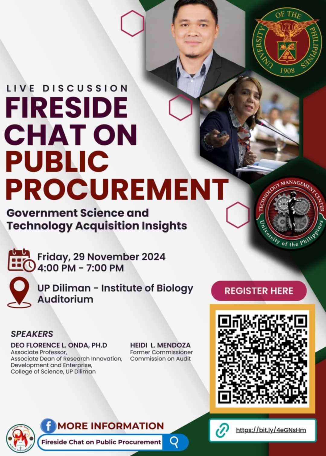 Fireside Chat on Public Procurement: Government Science and Technology Acquisition Insights