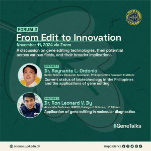 #GeneTalks Forum 2: From Edit to Innovation