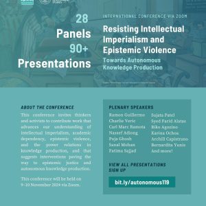 Resisting Intellectual Imperialism and Epistemic Violence: Towards Autonomous Knowledge Production