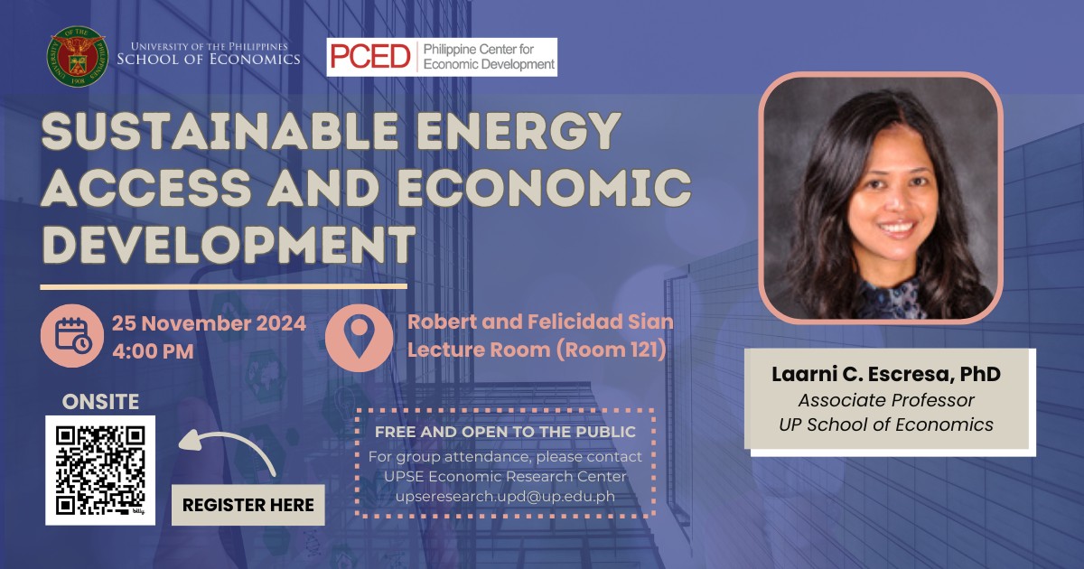 Sustainable Energy Access and Economic Development