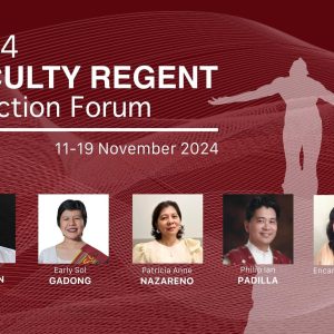 2024 Faculty Regent Selection Forum