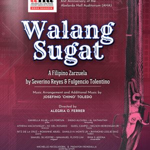 Walang Sugat: A Filipino Zarzuela by Severino Reyes and Fulgencio Tolentino