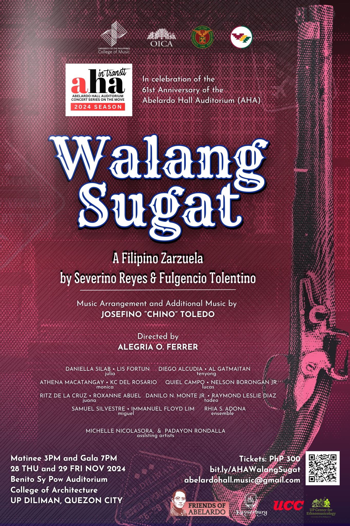 Walang Sugat: A Filipino Zarzuela by Severino Reyes and Fulgencio Tolentino