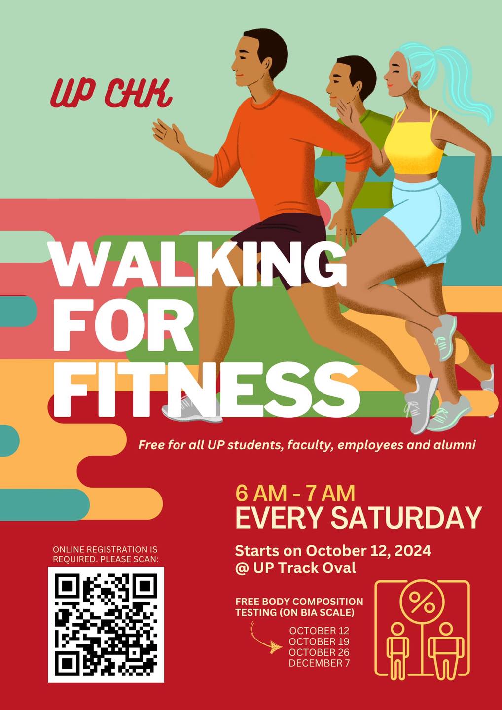 Walking for Fitness at UP Diliman