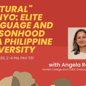 ‘Natural’ Conyo: Elite Language and Personhood at a Philippine University