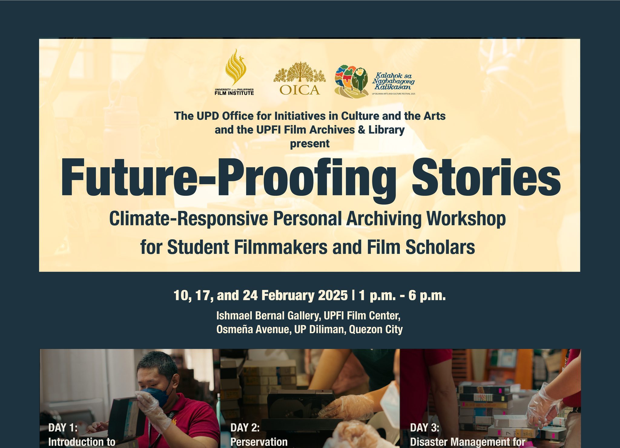 Future-Proofing Stories: Climate-Responsive Personal Archiving Workshop for Student Filmmakers and Film Scholars