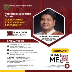 Nonformal Education Forum: ALS Teaching Strategies and Assessment