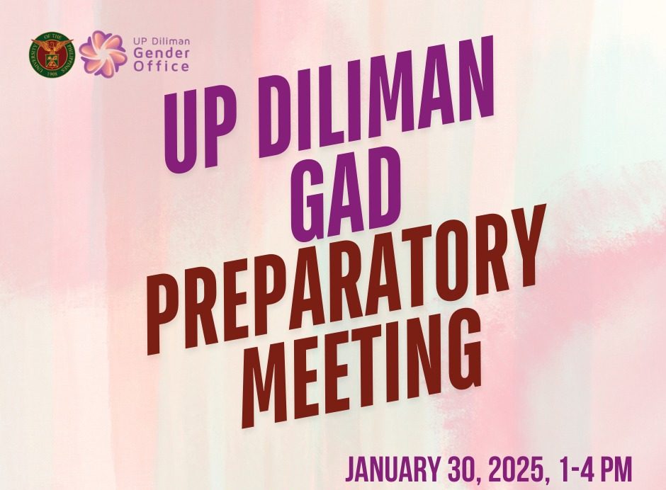 UP Diliman Gender and Development Preparatory Meeting