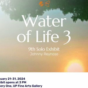 Water of Life 3: 9th Solo Exhibit of Johnny Reynoso