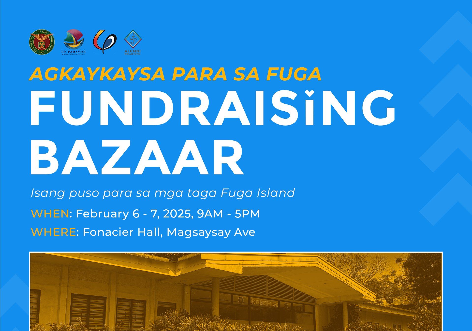 Agkaykaysa para sa Fuga: Fundraising Bazaar