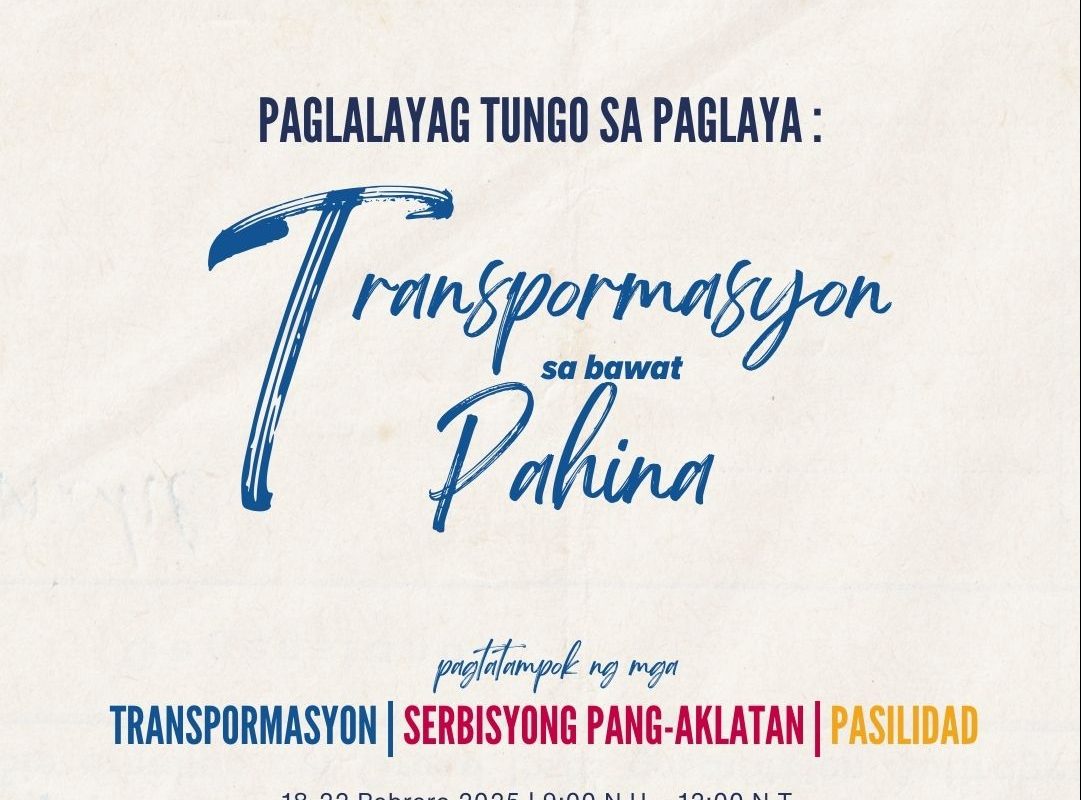 Paglaya: Transpormasyon sa Bawat Pahina