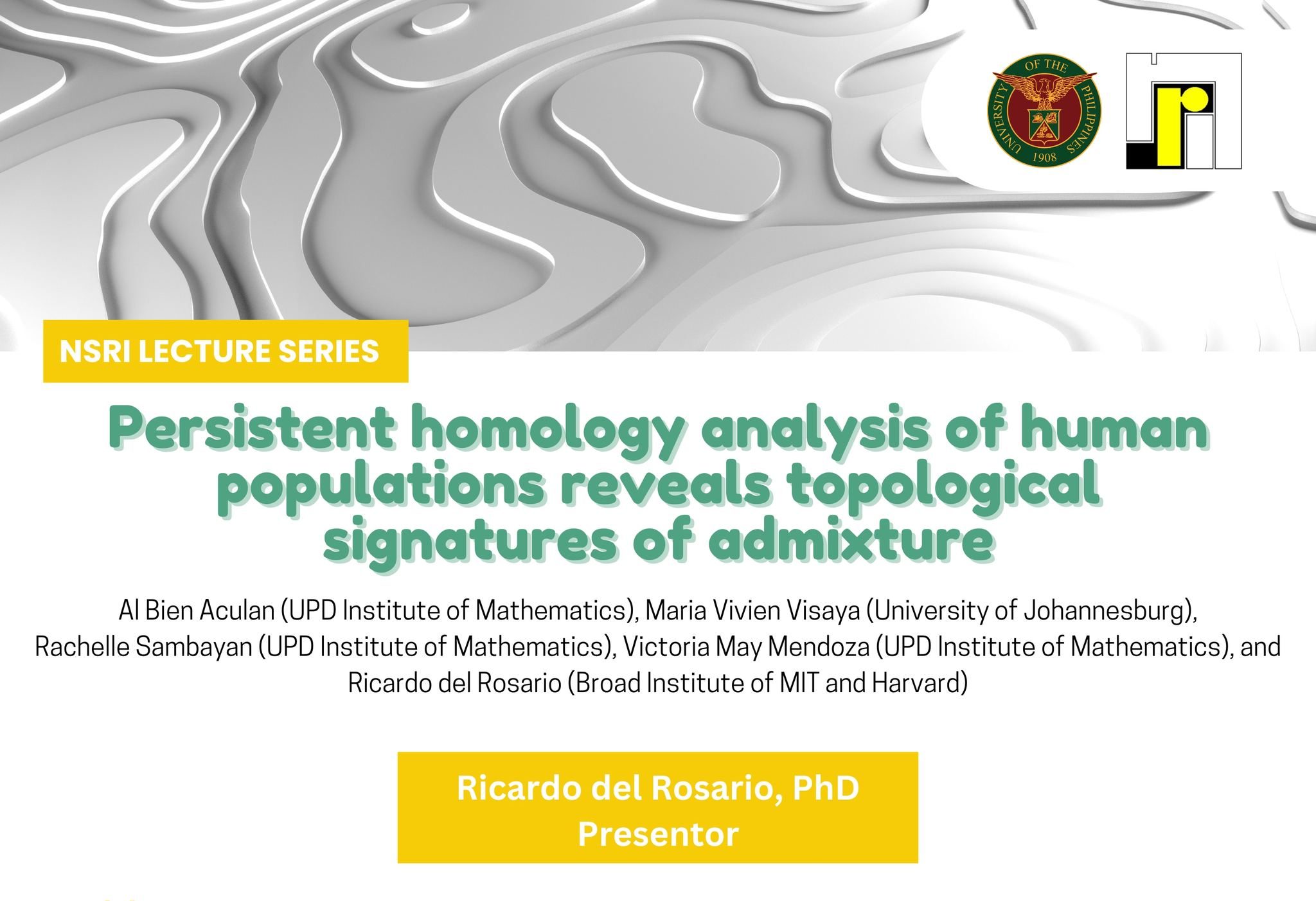 Persistent Homology Analysis of Human Populations Reveals Topological Signatures of Admixture