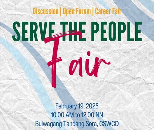 Linggo ng CSWCD 2025: Serve the People Fair