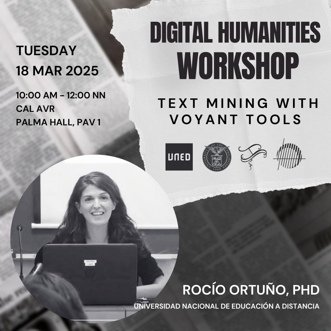 Digital Humanities Workshop: Text Mining With Voyant Tools