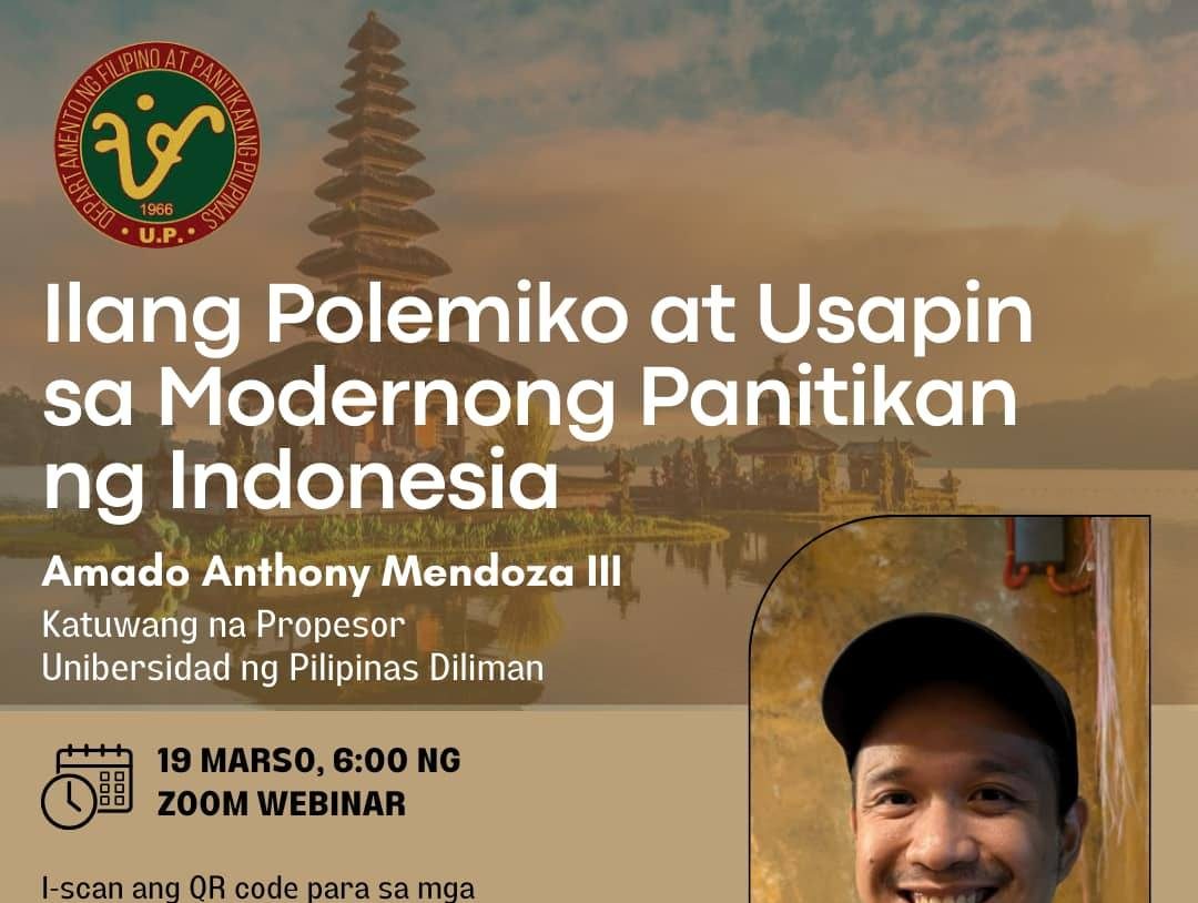 Ilang Polemiko at Usapin sa Modernong Panitikan ng Indonesia