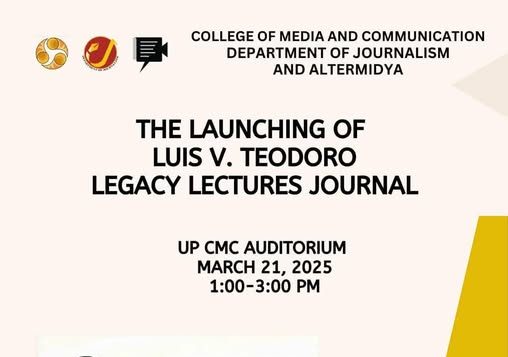 Luis V. Teodoro Legacy Lectures Journal