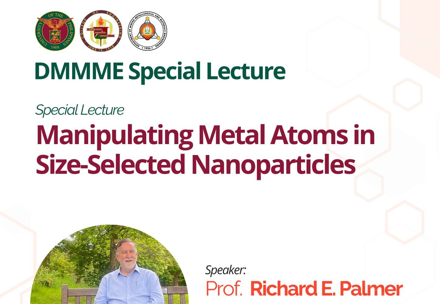 DMMME Special Lecture: Manipulating Metal Atoms in Size-Selected Nanoparticles