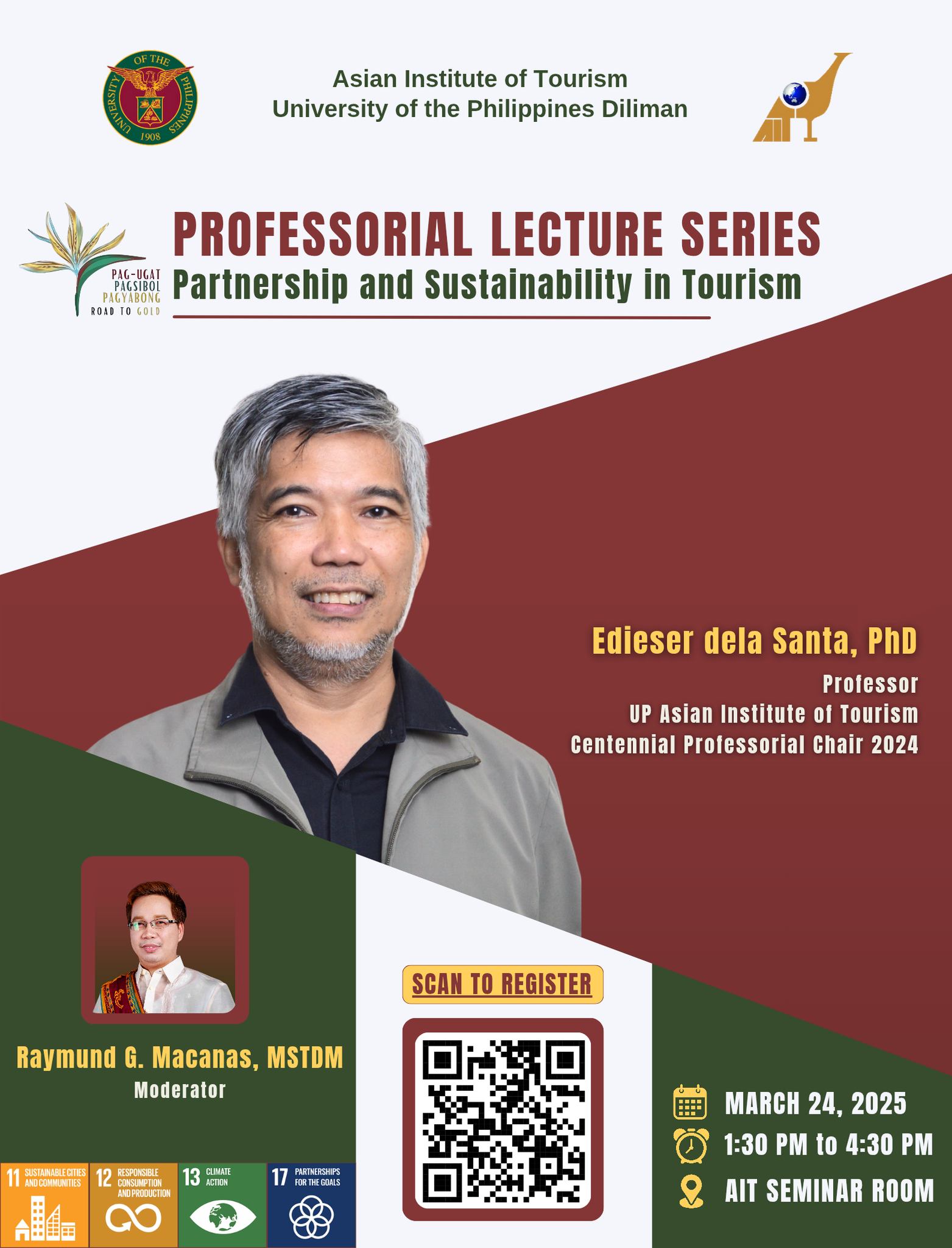 Professorial Lecture Series: Partnership and Sustainability in Tourism