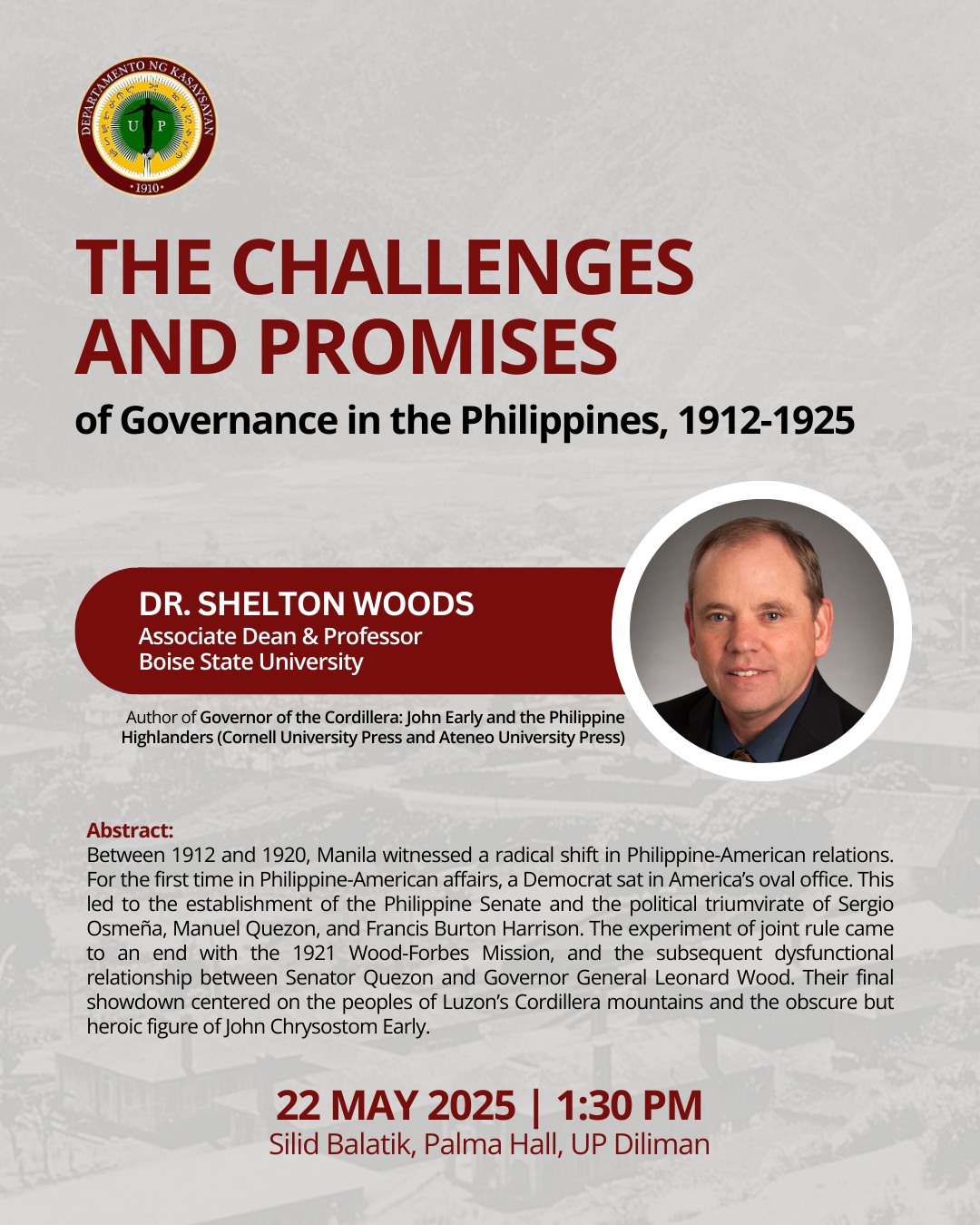 The Challenges and Promises of Governance in the Philippines, 1912–1925 ...