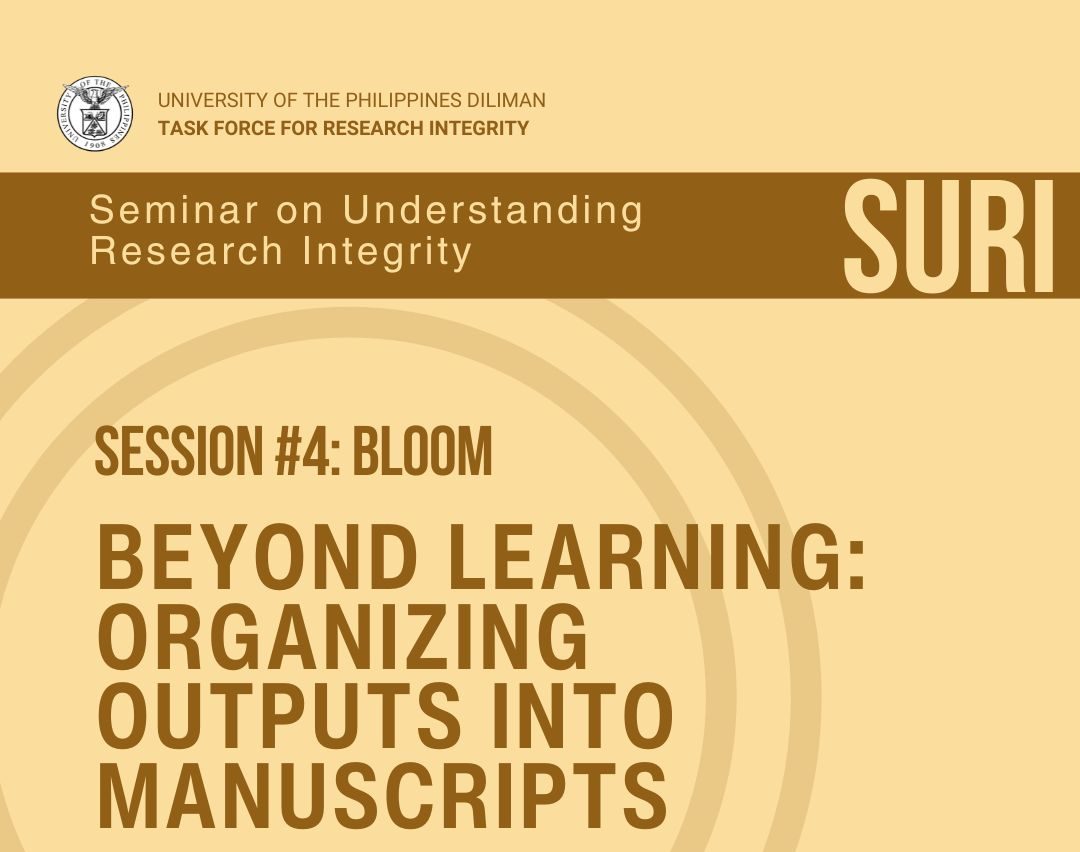 Beyond Learning: Organizing Outputs Into Manuscripts