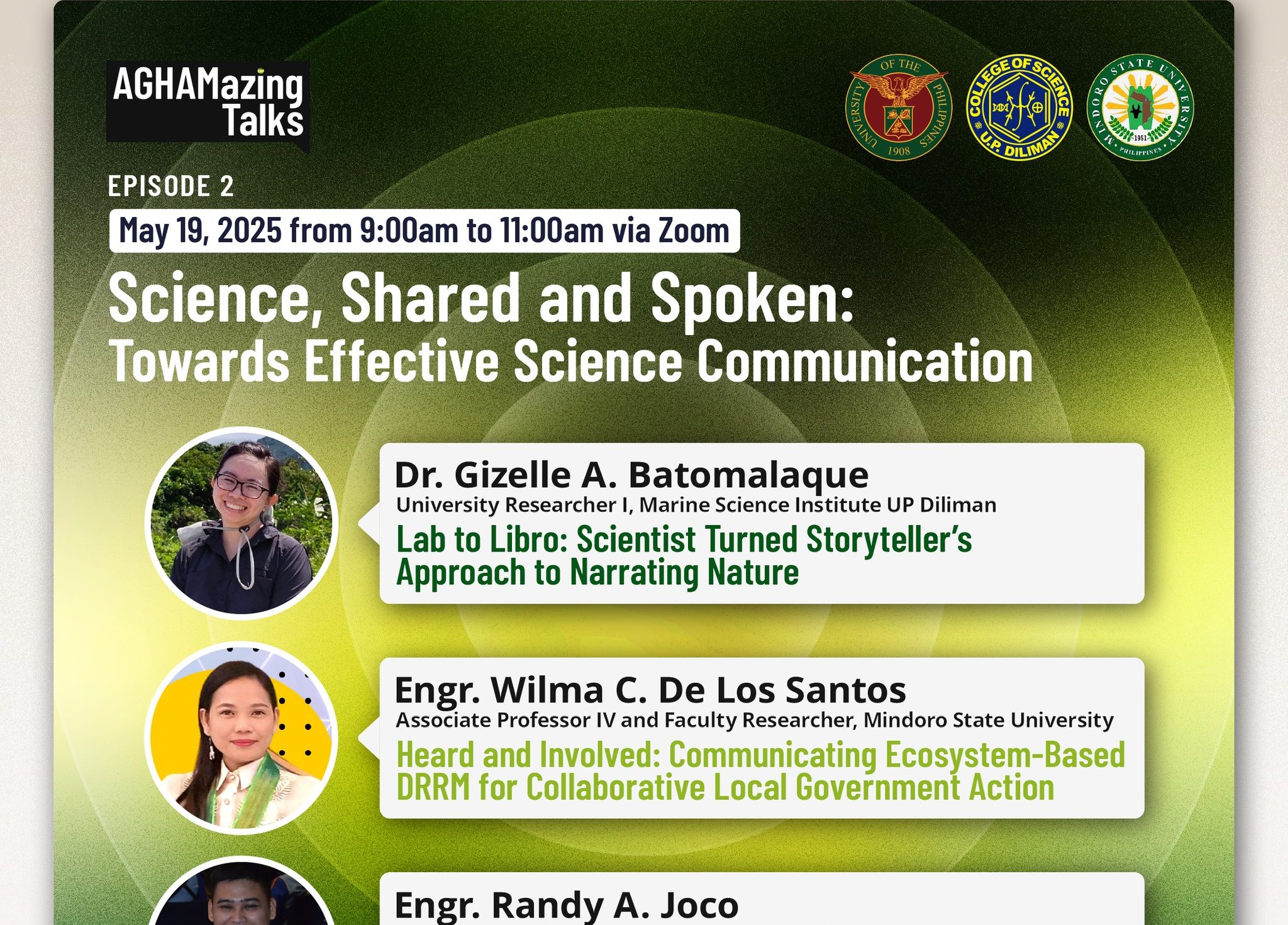 Science, Shared and Spoken: Towards Effective Science Communication
