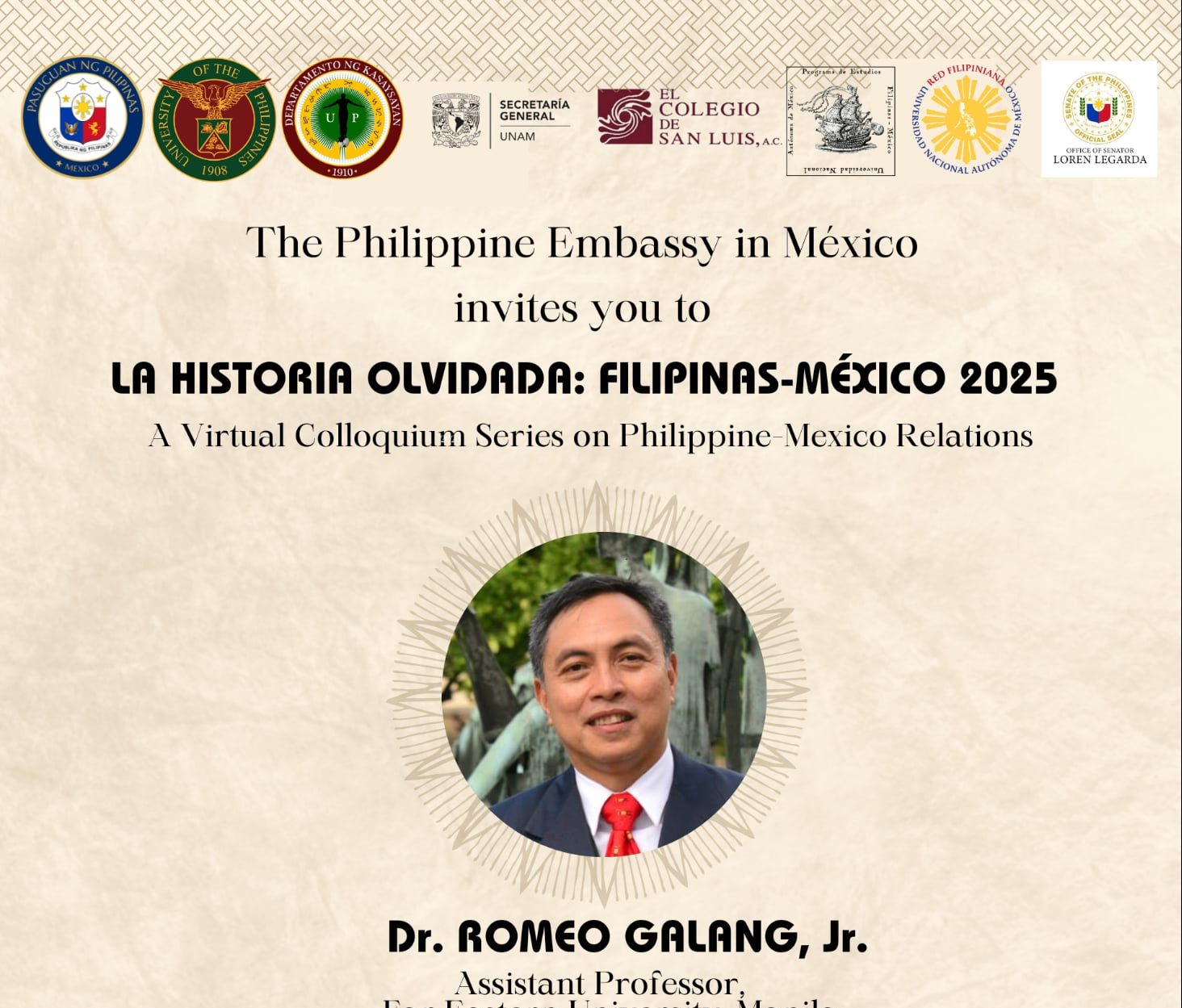 La Historia Olvidada: Filipinas-México 2025