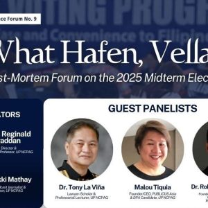 What Hafen, Vella? — A Post-mortem Forum on the 2025 Midterm Elections