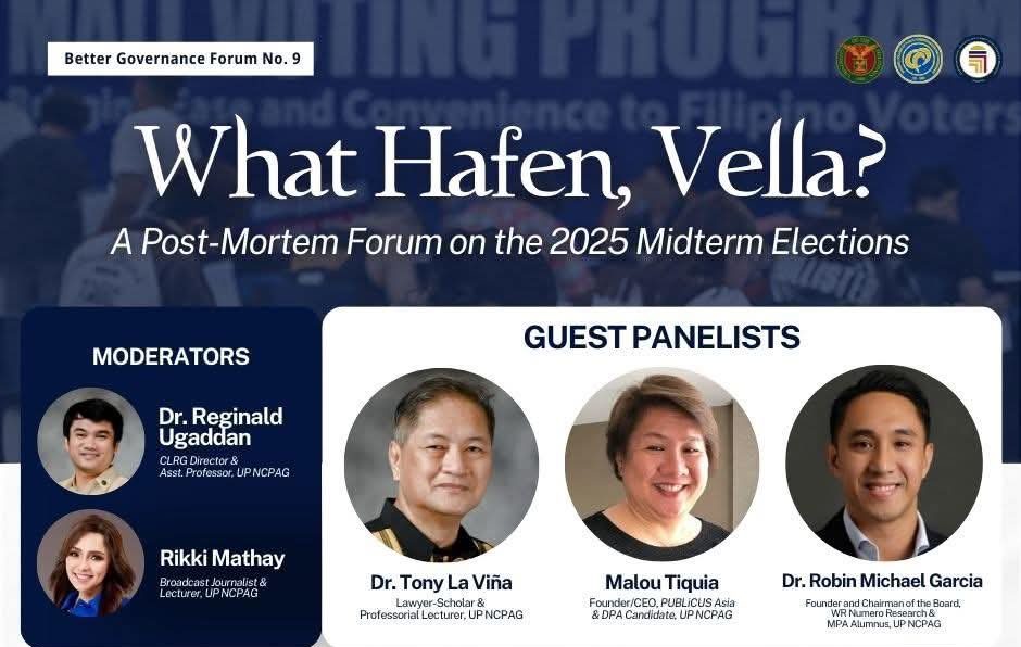 What Hafen, Vella? — A Post-mortem Forum on the 2025 Midterm Elections