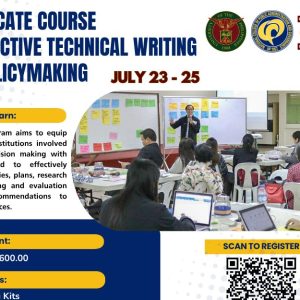 Certificate Course on Effective Technical Writing for Policymaking
