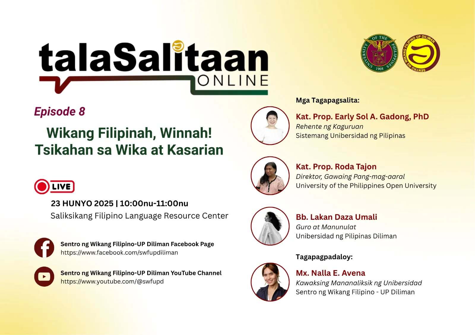 TalaSalitaan Online: Talakayan sa Wikang Filipino, Akademya, at Bayan