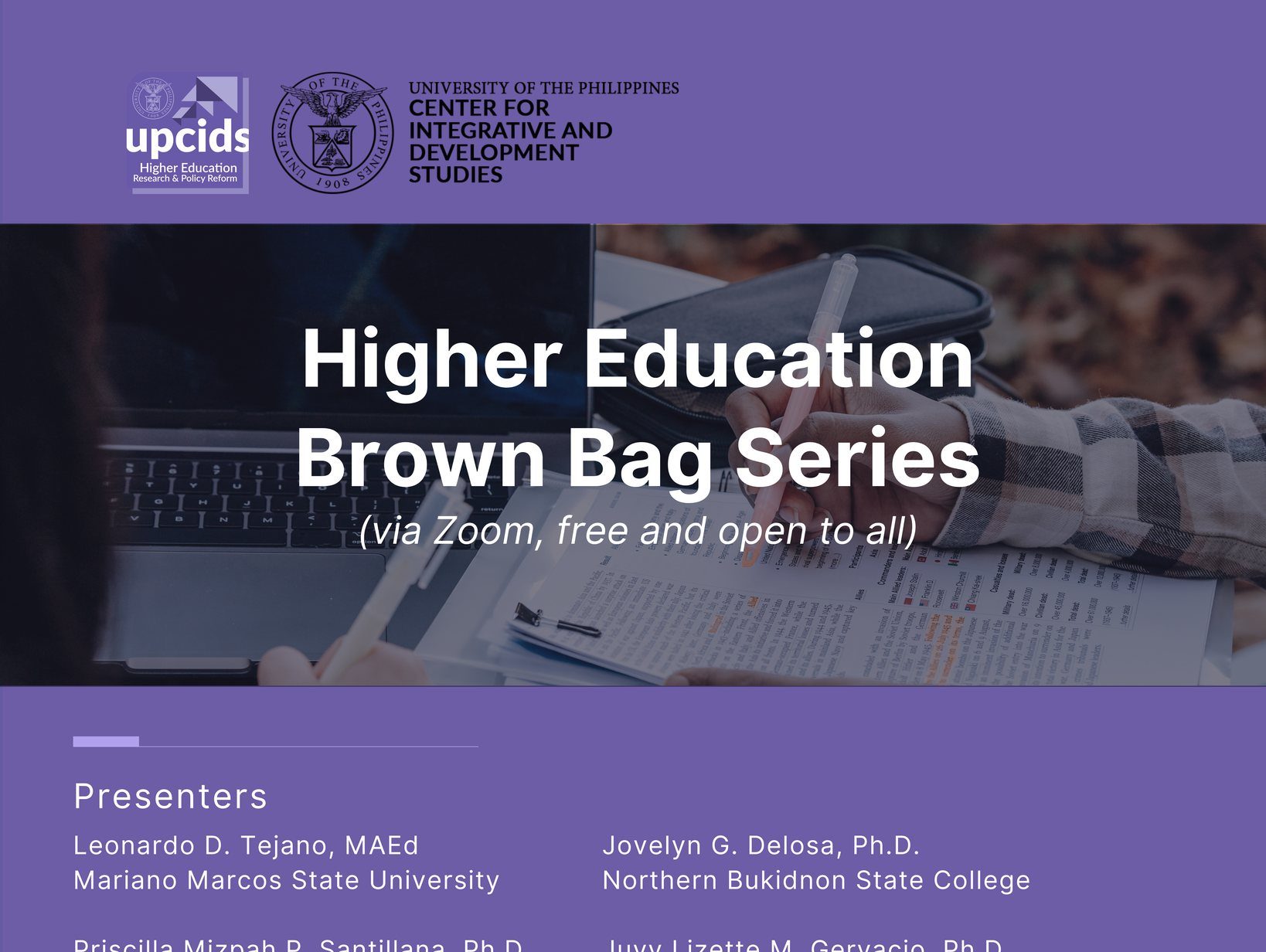 Higher Education Brown Bag Series