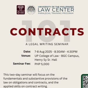 Legal Writing Seminar: Contracts 101