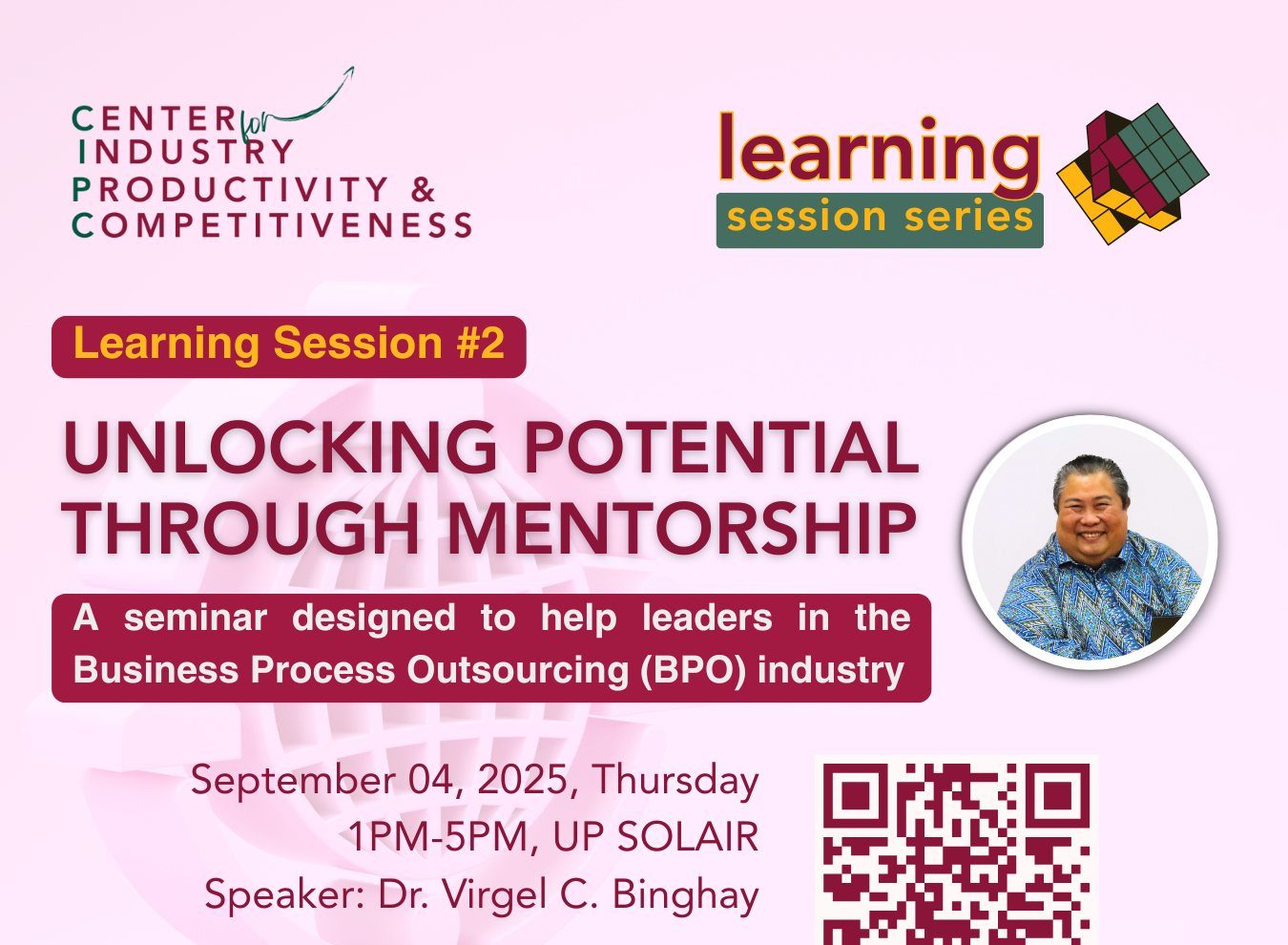 CIPC Learning Session Series 2: Unlocking Potential Through Mentorship