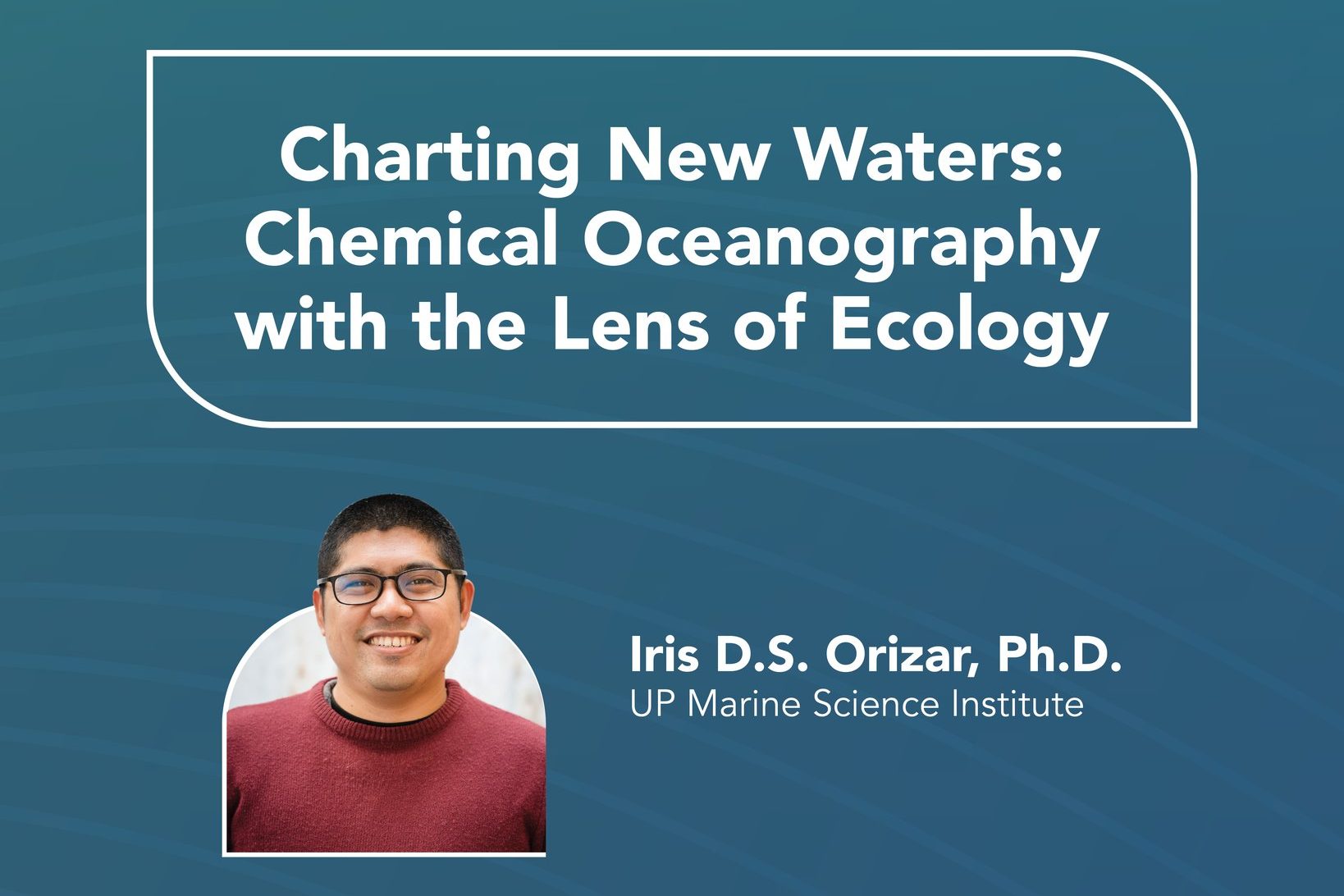 Charting New Waters: Chemical Oceanography With the Lens of Ecology