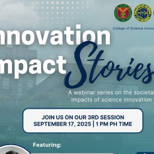 Innovation Impact Stories: A Webinar Series on the Societal Impacts of Science Innovation