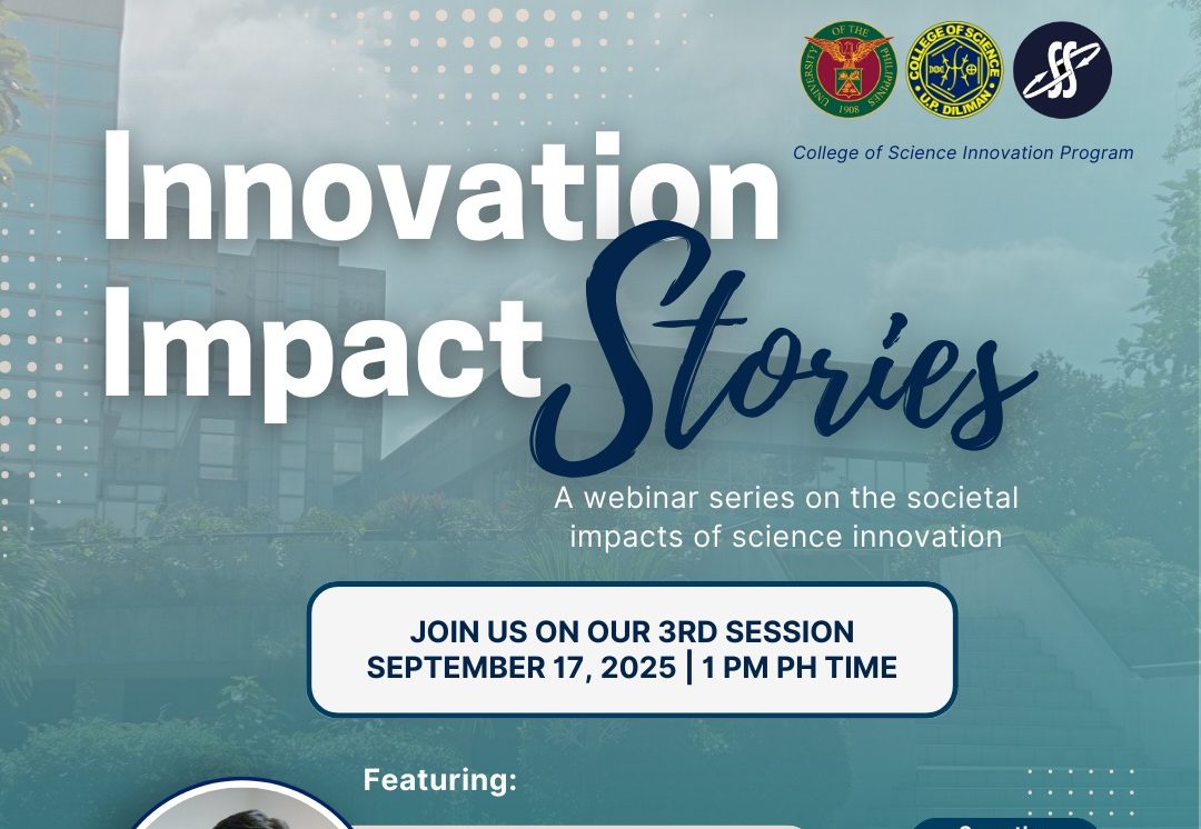 Innovation Impact Stories: A Webinar Series on the Societal Impacts of Science Innovation