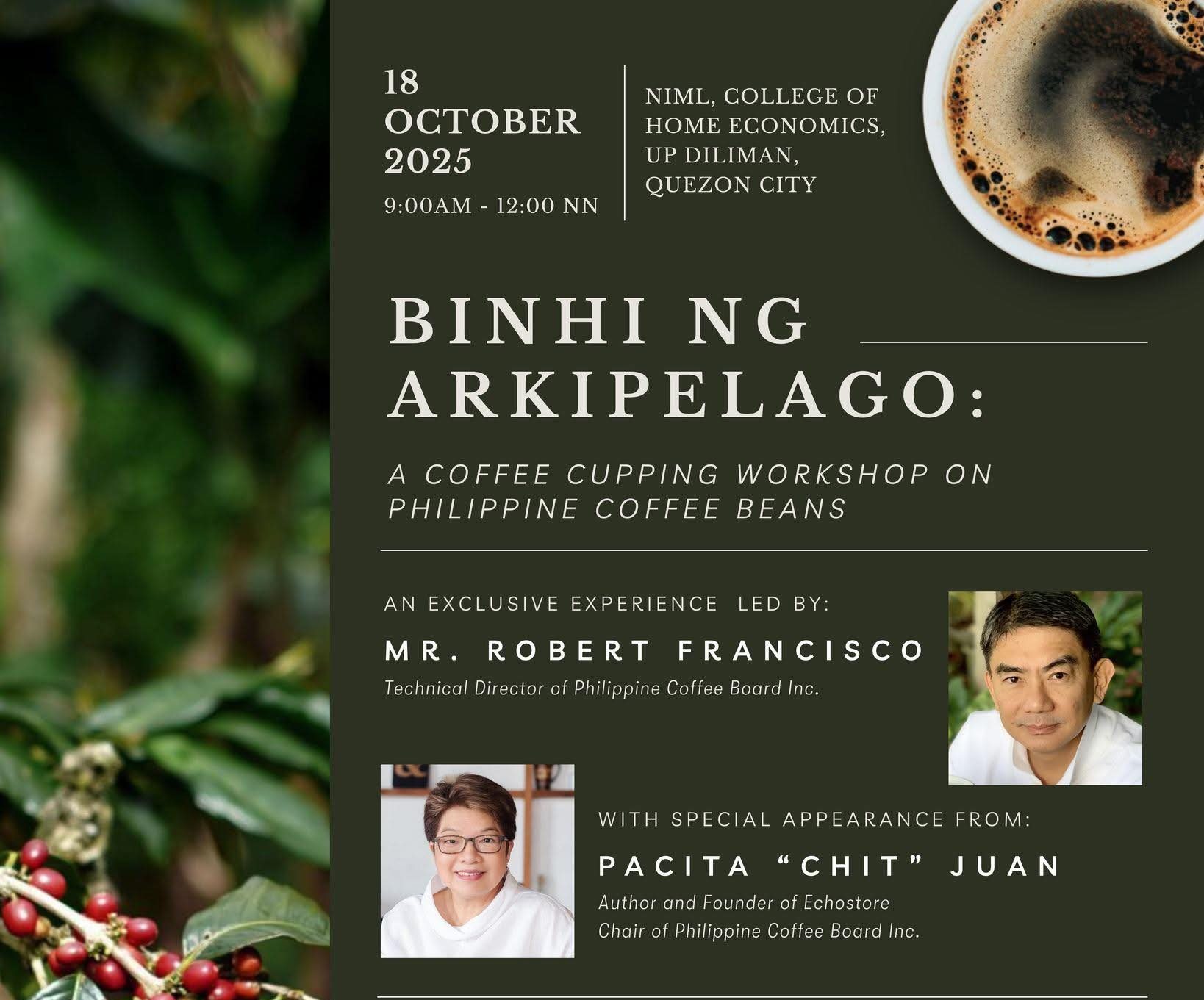 Binhi ng Arkipelago: A Coffee Cupping Workshop on Philippine Coffee Beans